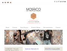 Tablet Screenshot of mosaico-tiles.com